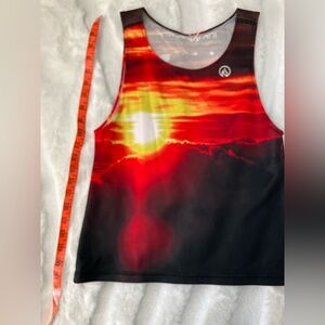 Inknburn Maui Sunset RARE! Vintage. Altered tech tee made into tank